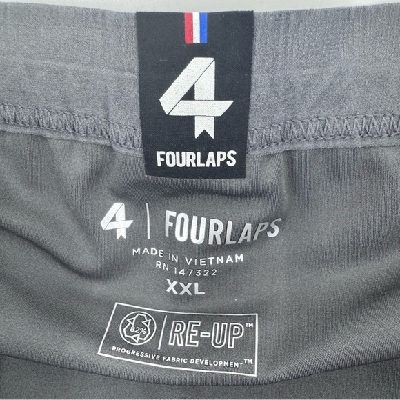 FourLaps Command Shorts Pinot Radiant Yellow Moonlight Layered Built in.Size XXL - Picture 8 of 11